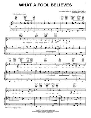 what a fool believes piano sheet music: Why do people sometimes believe things that aren't true?